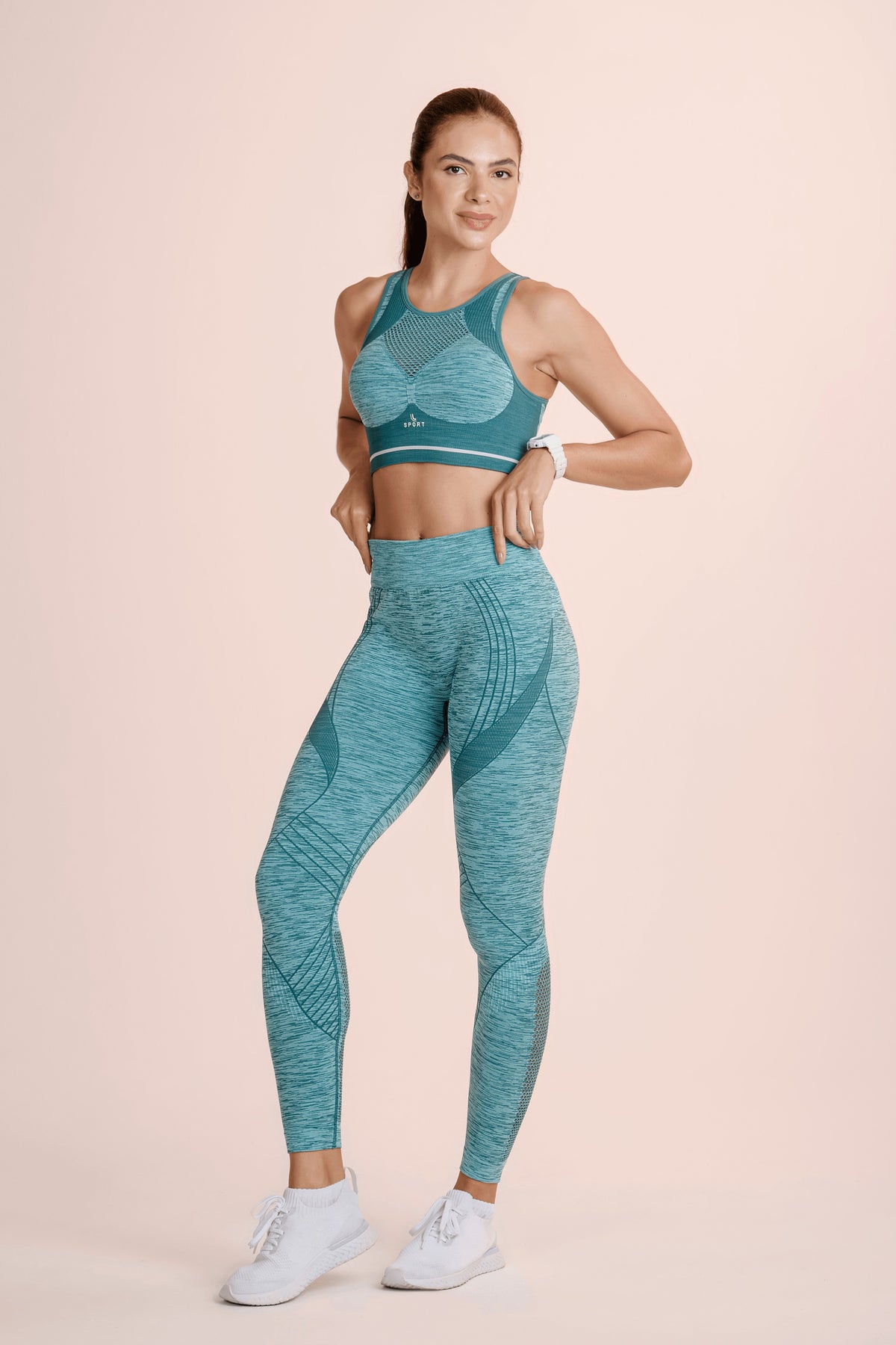 Top Lsport  Seamless Rajado