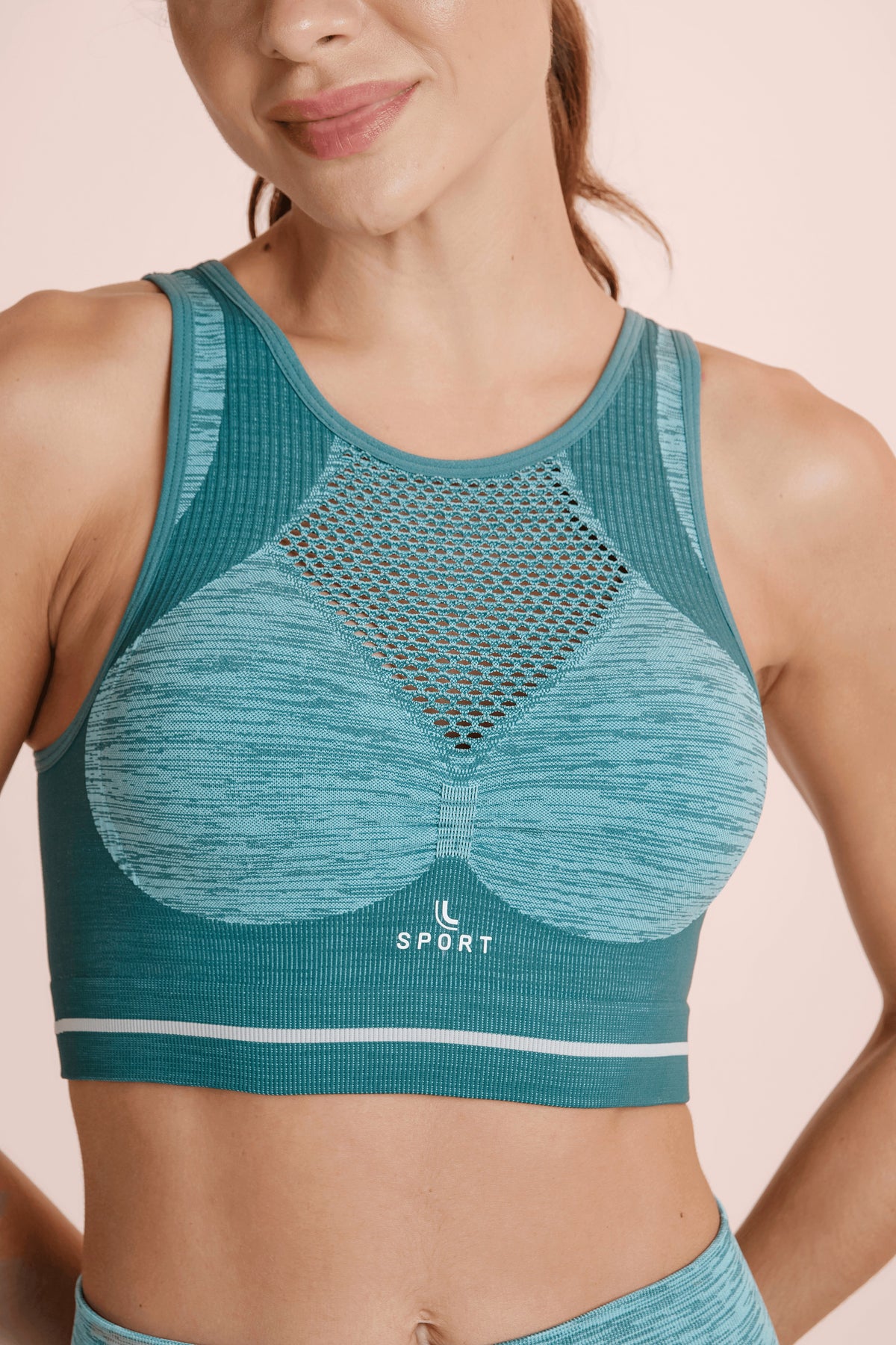 Top Lsport  Seamless Rajado